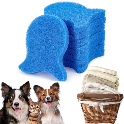 Pet Hair Remover for Laundry, Dryer Hair Catcher (8Pcs Blue) - color: Blue, size: 8Pcs