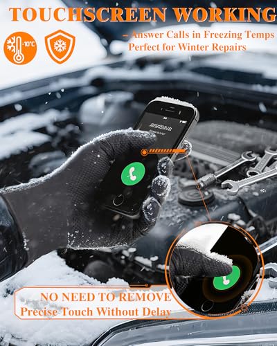 wcy 9 Mil Heavy Duty Disposable Nitrile Gloves, Black XLarge, Diamond Grip - color: Black-80, size: X-Large