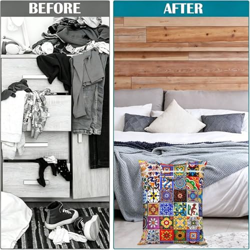 Bohemian Chic Floral Travel Laundry Bag Washable Dirty Clothes Bag for Gym - color: Bohemian Chic Floral
