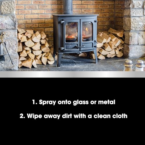 Furniture Clinic Stove Glass & Metal Cleaner, Removes Soot & Ash - style: Cleaner