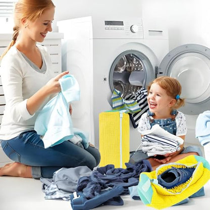 2 Pack Shoe Washing Machine Bag, Yellow - color: Yellow