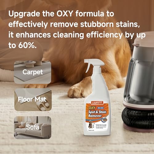 Uwant 22Kpa Carpet Cleaner Machine with Odor Eliminator Stick Set of 1 - color: Cream-Latte
