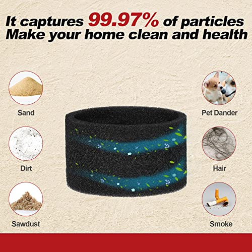 Shop-Vac 90525 Foam Sleeve Filter Replacements, 3 Pack, #9052500