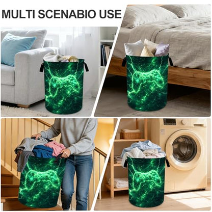 Game Laundry Basket Waterproof Laundry Hamper Foldable Laundry Bag with Handles for Bedroom, Bathroom, Office, Clothes Storage - color: Game