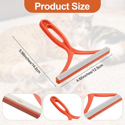 2PCS Portable Lint Remover Hand Fuzz Shaver Reusable Double Sided