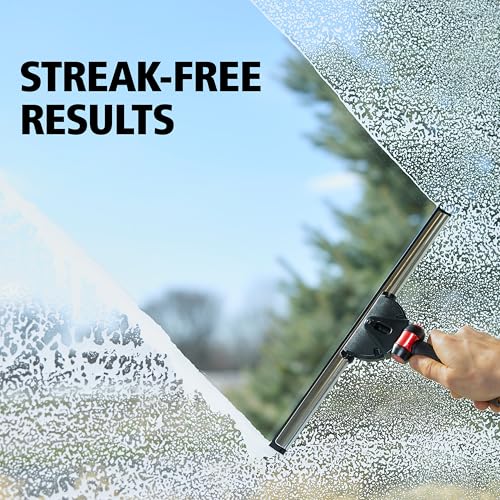 Rubbermaid Commercial Products 6-Piece Glass Window Cleaning Cleaning Starter Kit, Window Washing Kit, 14 Inch - style: Starter Kit