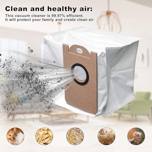 Dust Bags for iHome AutoVac Nova Self Empty Robot Vacuum Replacement Parts