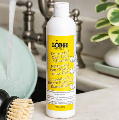 Lodge Enameled Cast Iron and Ceramic Stoneware Cleaner, 12 Fl Oz (Pack of 6) - style: Enamaled Cast Iron Cleaner (Pack of 6)