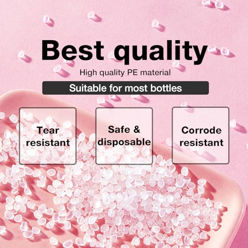 Tattoo Wash Bottle Bags 250pcs - Usiriy Tattoo Bottle Covers Bags Pink - color: Pink Bottle Bags