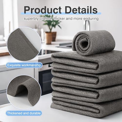 10 Pcs Thickened Magic Cleaning Cloth Reuseable, Microfiber Cleaning Cloth