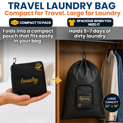 Travel Laundry Detergent Sheets 30 Pack – Hand Wash or Machine Wash Travel Detergent with Universal Sink Stopper and Foldable Laundry Bag Best for Cruise, Hotel, Camping & On-the-Go Washing - style: Travel Laundry Sheets + Sink Stopper + Laundry Bag