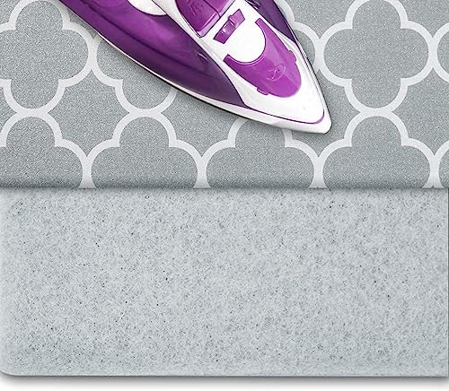 Duwee Deluxe Ironing Board Padding Only,10mm Thicken Felt Padding - size: 18"×50"