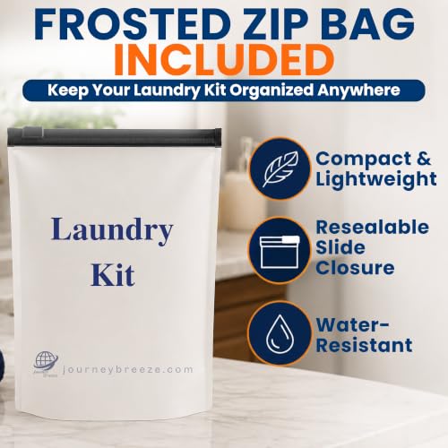 Travel Laundry Detergent Sheets and Foldable Travel Laundry Bag – Compact Laundry Detergent Sheets for Traveling, Dirty Clothes Laundry Bag for Hotels, Cruises & Suitcases - style: Pocket Sheets (50) + Laundry Bag