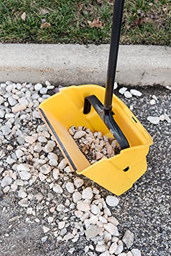 Jumbo Debris Dustpan with Handle – Large Capacity Trash Collection Pan for Industrial, Commercial & Professional Cleaning