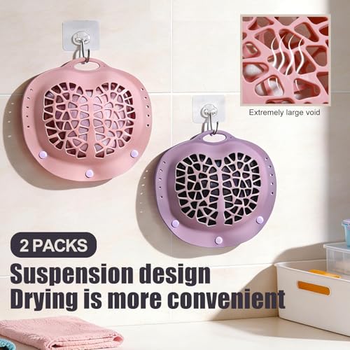 2 PCS Silicone Bra Washing Bag for Laundry, Washing Machine Bra Protector Underwear Holder Laundry Storage Bag Lingerie Wash Bag