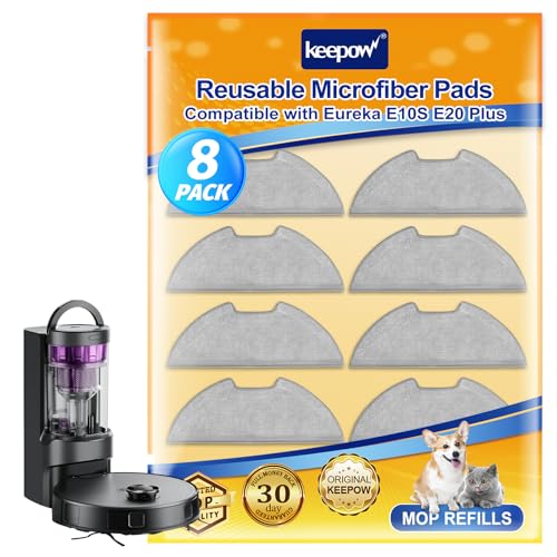 8PCS Vacuum Replacement Parts Compatible with Eureka E10s E20 Plus Robotic