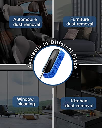 YeewayVeh Car Duster, Scratch-Free Microfiber Cleaning Brush, Blue - color: Blue, size: 1 Pack