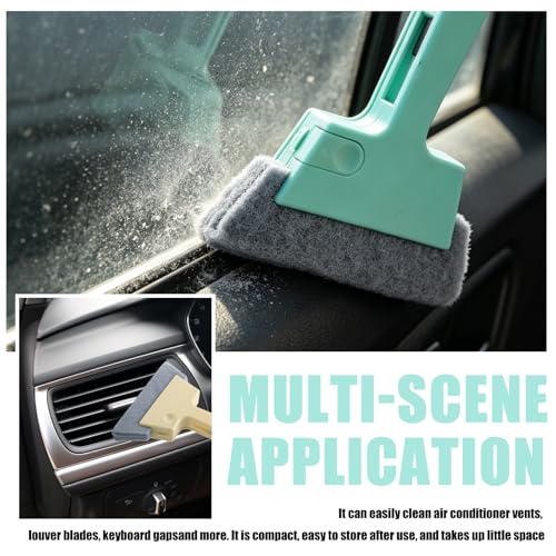 3PCS 4-in-1 Magic Window Track Cleaner Tool, Car Window Sill Cleaner Tool