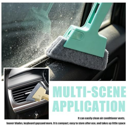 3PCS 4-in-1 Magic Window Track Cleaner Tool, Car Window Sill Cleaner Tool