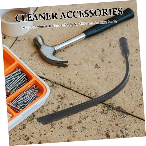 Flat Vacuum Attachment Flexible Crevice Cleaning Tool for Narrow Gaps Corners under Refrigerator Universal Vacuum Nozzle Accessory 25.19 X 1.57 X 1.10 in