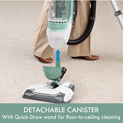 Kenmore DU3017 Pet Friendly Upright Vacuum Bagless 2-Motor Crossover Max Beltless Vacuum Cleaner with Lift-Away Design, Pet Handi-Mate, Triple HEPA, Height Adjustment, 3 Cleaning Tools - color: Light Green