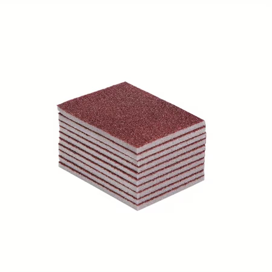 10-Pack Diamond Scouring Sponges - Heavy Duty Scrub Pads for Pots, Pans, Dishes, Rust & Tough Stains | Dual-Sided Abrasive Surface & Ergonomic Grip | Kitchen & Household Cleaning