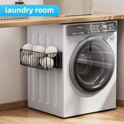 Dryer Ball Holder Container,Fabric Softener Dispenser Balls Holder,Black - color: Black