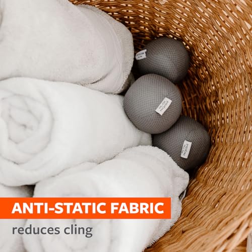 Full Circle Quiet Giant Anti-Static Dryer Balls, Removes Static, Vegan