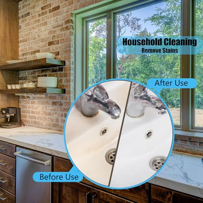 2026 New Upgrade Toilet Cleaning Screens Toilet Cleaner Hard Water 5.5 x 4 Inch Flexible Scrubbing Pads Remove Calcium Deposits Carbon Rust for Toilet Kitchen - style: 20