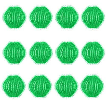 Dryer Balls Laundry Reusable, Softens Laundry Naturally Reduces Drying Time & Static Non-Toxic Washing Balls Reusable Dryer Balls for Laundry Bedding Clothes 6/9/12PCS - color: Style-002