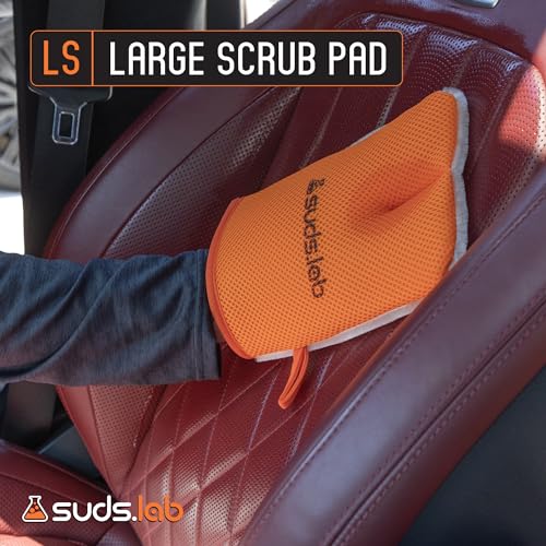 Suds Lab Oversized Scrub Pad, Heavy Duty Interior Car Cleaning Mitt, Auto - size: Oversized