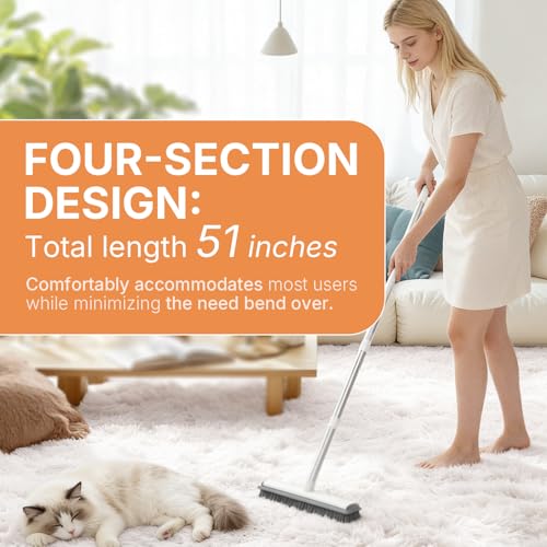 Pet Hair Carpet rake for Dog & Cat Hair, 4-in-1 Pet Hair Remover Tool Kit