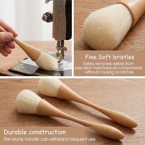 2-Pack Sewing Machine Cleaning Kit, Duster Brush, Dust Cleaning Brush for Keyboard, Quilting and Craft Tool