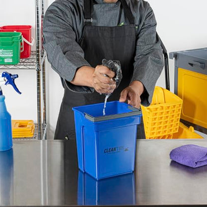 Restaurantware 4 qt Blue Cleaning Bucket - color: Blue, size: 4 Quarts