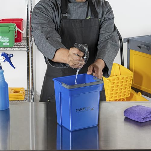 Restaurantware 4 qt Blue Cleaning Bucket - color: Blue, size: 4 Quarts