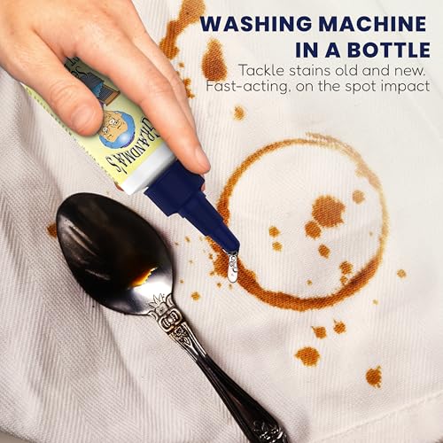Grandma's Secret Spot Remover Gel - On-the-Go Travel Size Fabric Stain Remover for Clothes - Chlorine, Bleach and Toxin-Free - Removes Oil, Paint, Blood and Pet Stains - 2 Ounce - size: 2.00 Fl Oz (Pack of 1), style: Spot Remover
