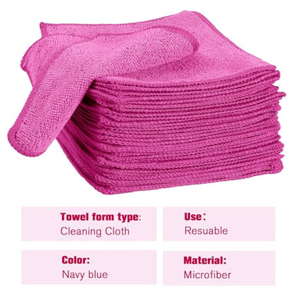 Tanlade 30 Pcs Dry Erase Cloth,6 X 6 Inch,Pink - color: Pink, size: 6 x 6 Inch