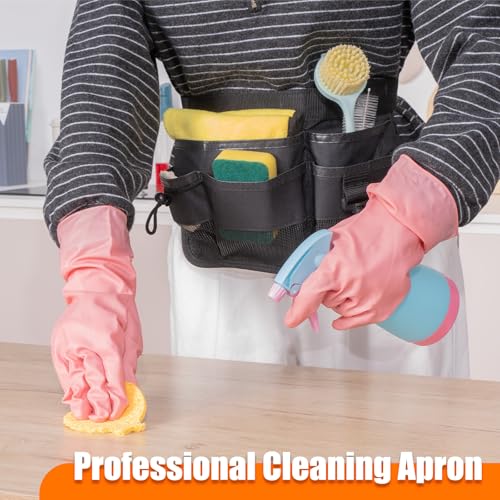 Cleaning Apron Housekeeping 2PK 7 Pockets Cut Resistant Adjustable