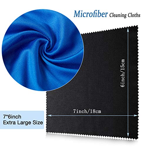 Frienda 50 Pcs Microfiber Glass Cleaning Cloths Lens, Assorted Colors - color: Assorted Colors