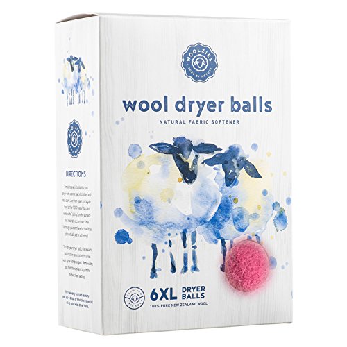 Woolzies Wool Dryer Balls (Pink) - color: Pink