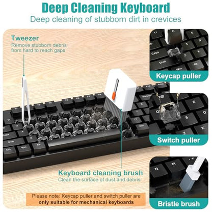 VICHYIE 32 in 1 Multi-Function Cleaning Kit for Electronic Devices (White) - color: White