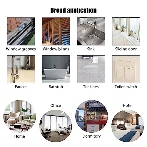 Window Groove Cleaning Tools Set,Small Multipurpose Track Brush with dustpan,Magic Gap Scouring Pad with 10 Replacement Sponge,Sliding Door Slot Cleaner Tools,Hand-held Family Sill Crevice Clean Scrub