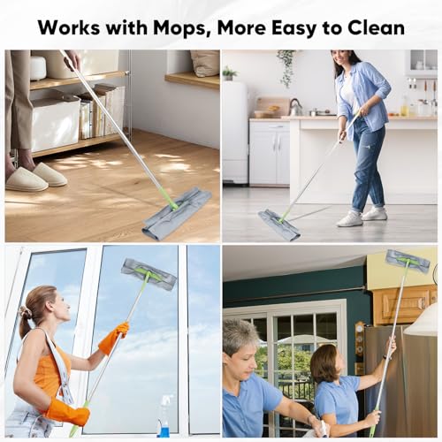 HOMEXCEL Glass Cleaning Cloths 6PK, Streak Free Towel for Windows, 14x16in - color: Grey, size: 14 x 16 Inch