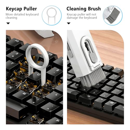 TENOC 8 in 1 Multi Function Cleaning Kit, White