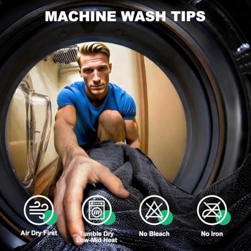 BRUSH FAMILY 3 Pack Car Microfiber Towels with Car Wash Mitt