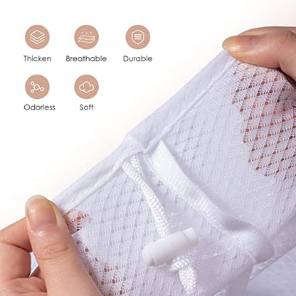Meowoo 1Pcs Large Mesh Laundry Bag, 27×36inch - color: White-1pcs, size: 27x36 inch