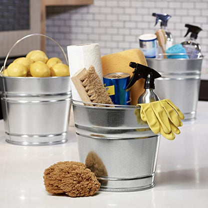 Behrens Galvanized Steel Utility Pail 14-Quart - size: 14 quarts, style: Galvanized