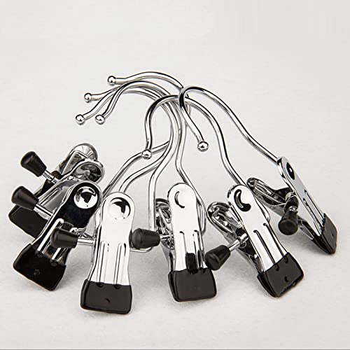 Tosnail 40 Pieces Boot Hanger Clips, Stainless Steel Laundry Hooks, Closet Hanging Clips, Space Saving for Jeans, Hats, Tall Boots, Towels