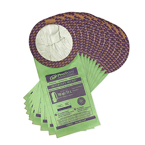 Pro-team - Pack of 10 Fits (Coachvac, Super Coachvac, Megavac) - 100331 - size: 10 Quart (Super CoachVac/MegaVac)