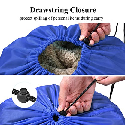 OTraki 28x45 inch Extra Large Laundry Bag 2 Pack Drawstring Laundry Hamper Bag Heavy Duty Dirty Clothes Bag Washable Organizer Storage for Camp Drying Do Not Exceed 176℉ Blue - size: 28x45 inch
